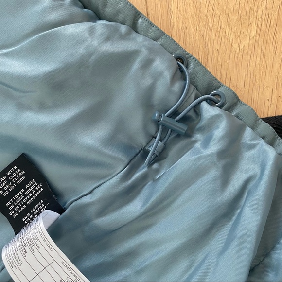 SOLD 7 For All Mankind Faux Leather Puffer Vest - Picture 12 of 12